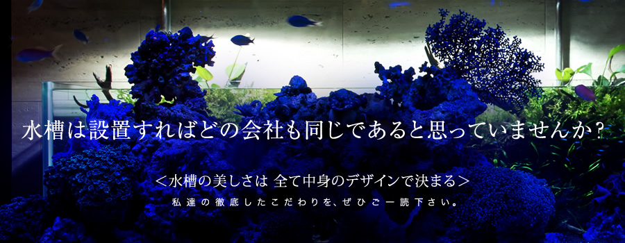 水槽は設置すればどの会社も同じであると思っていませんか？